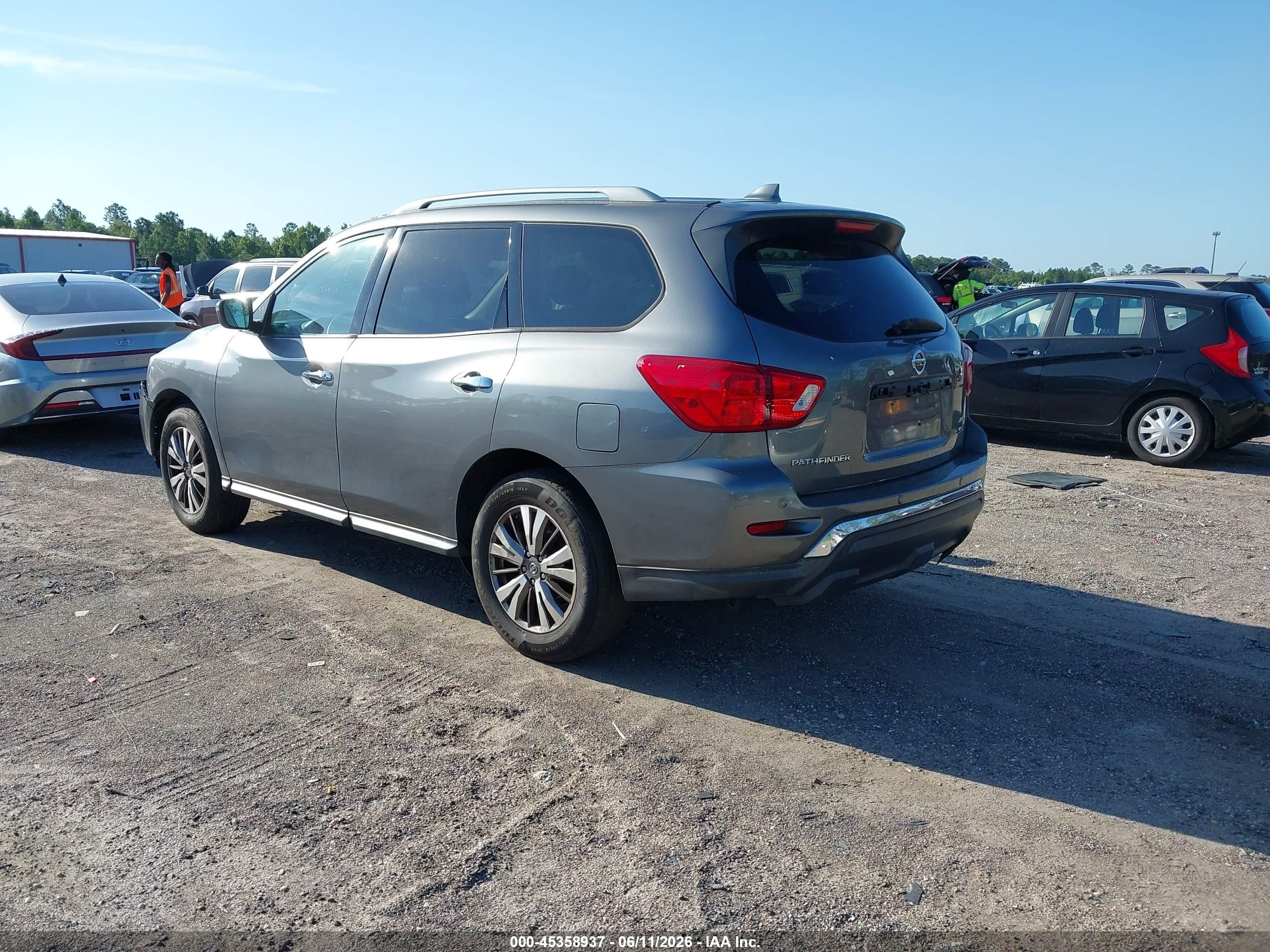 2020 Nissan Pathfinder Sv 4wd Gray vin: 5N1DR2BM2LC613027