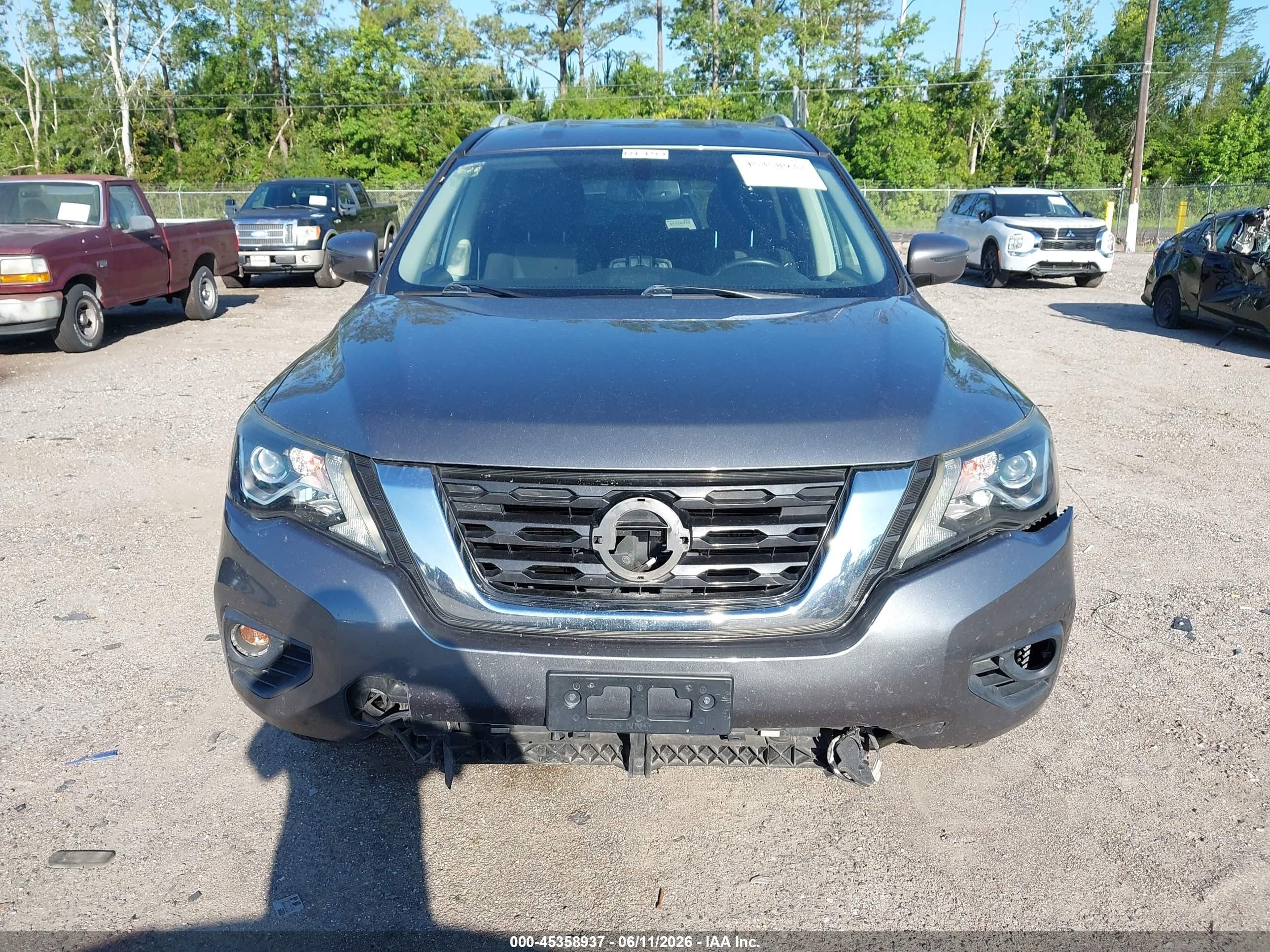 2020 Nissan Pathfinder Sv 4wd Gray vin: 5N1DR2BM2LC613027