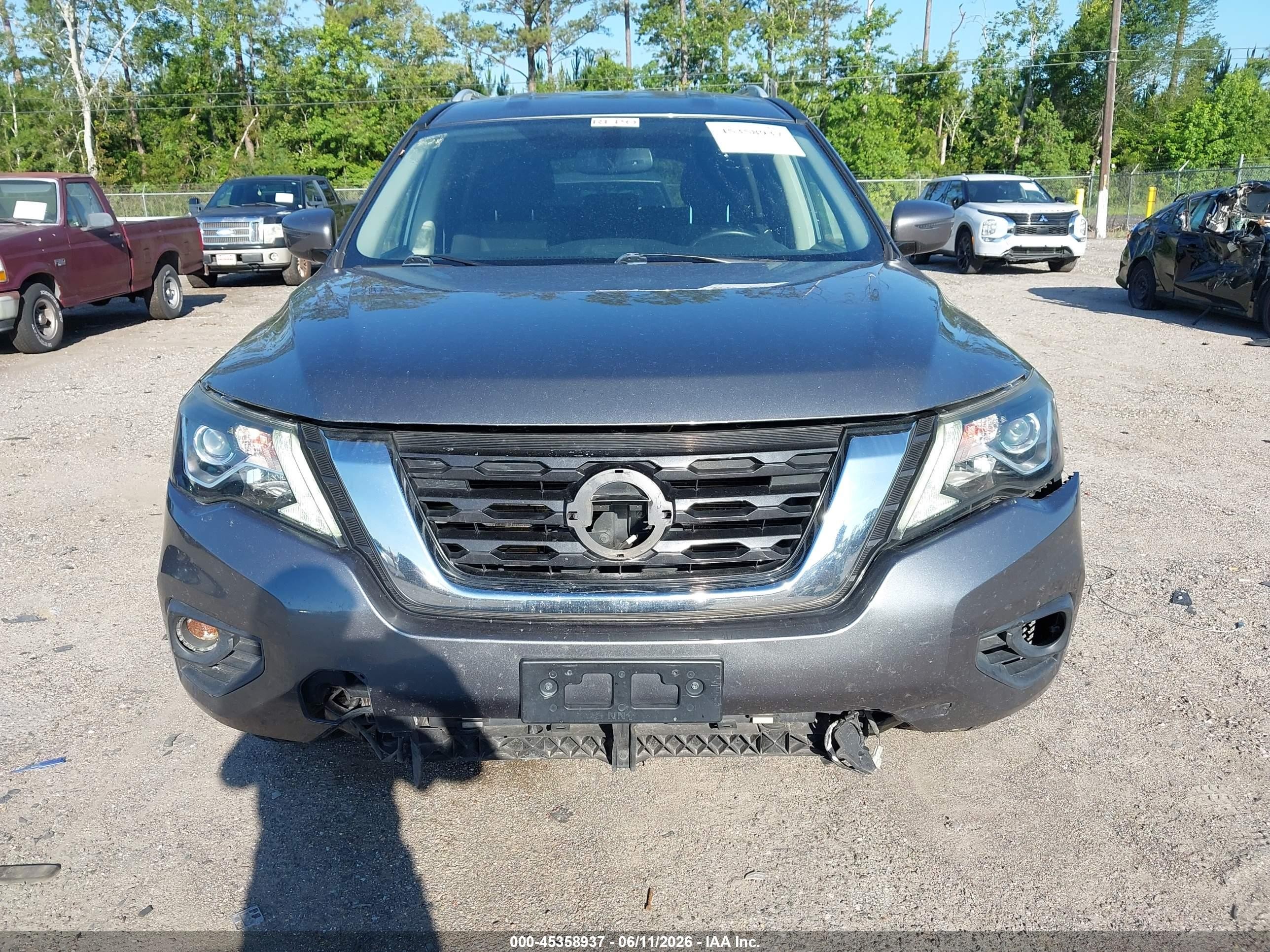 2020 Nissan Pathfinder Sv 4wd Gray vin: 5N1DR2BM2LC613027