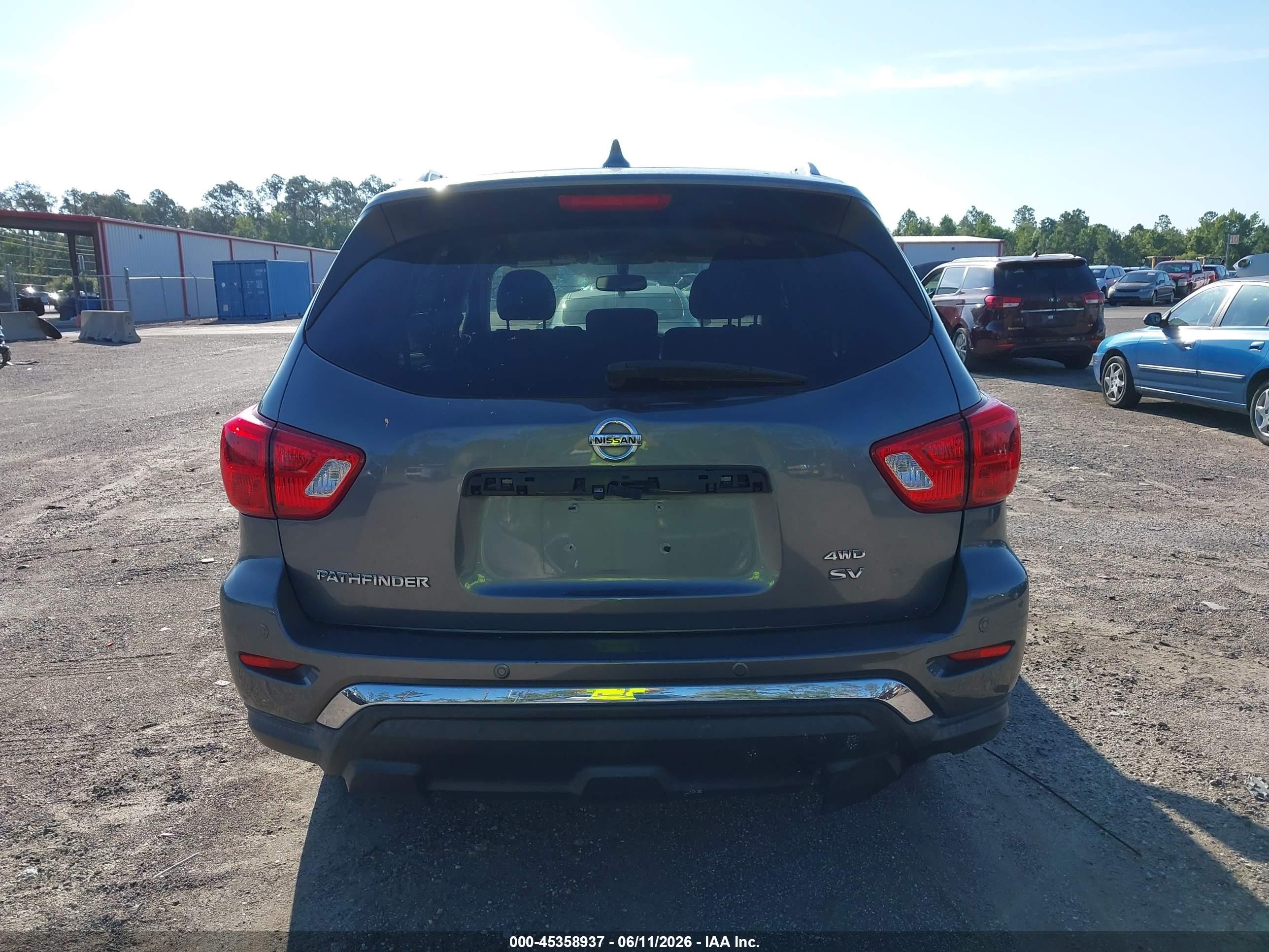 2020 Nissan Pathfinder Sv 4wd Gray vin: 5N1DR2BM2LC613027