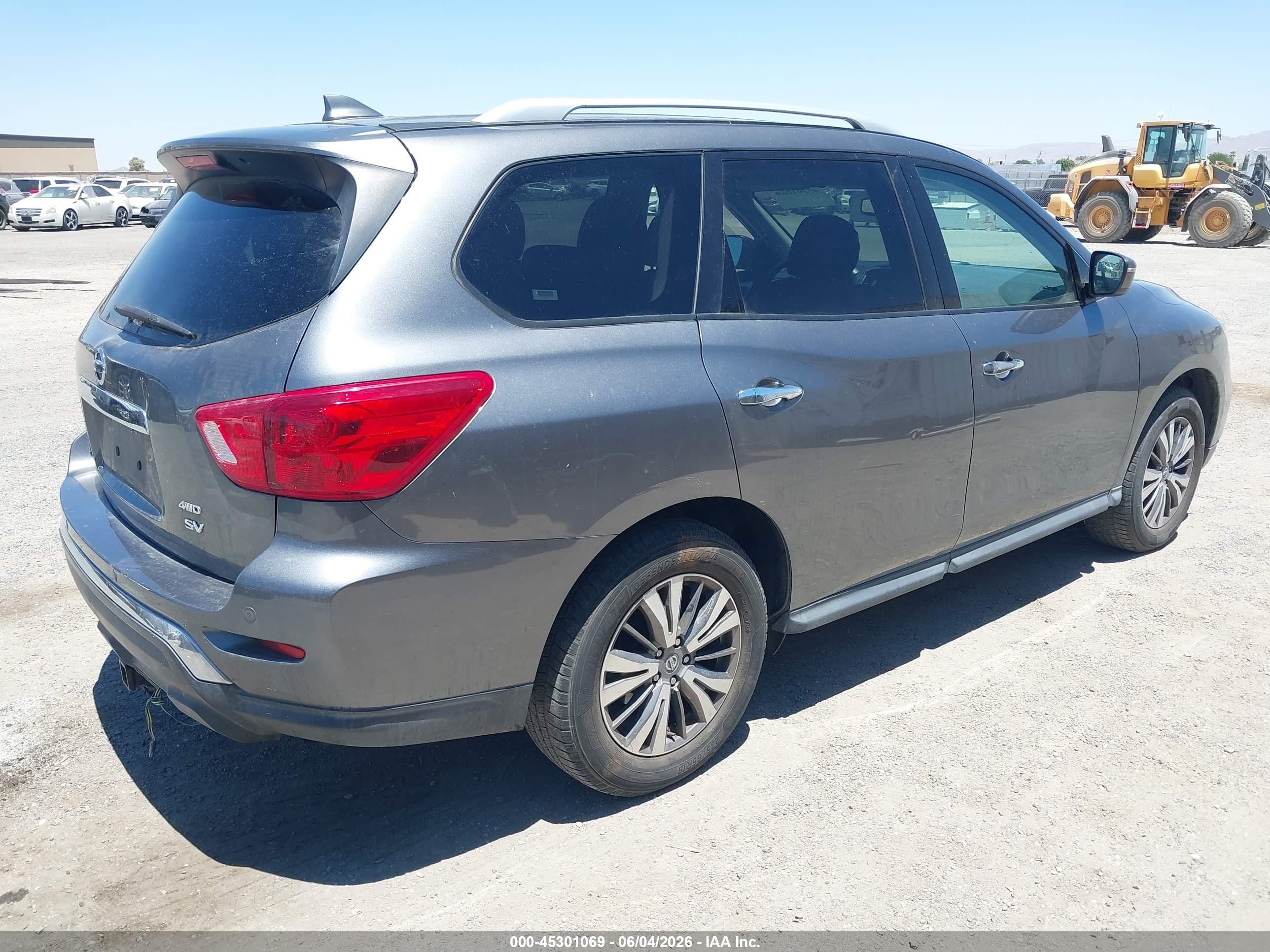 2020 Nissan Pathfinder Sv 4wd Gray vin: 5N1DR2BM3LC590454