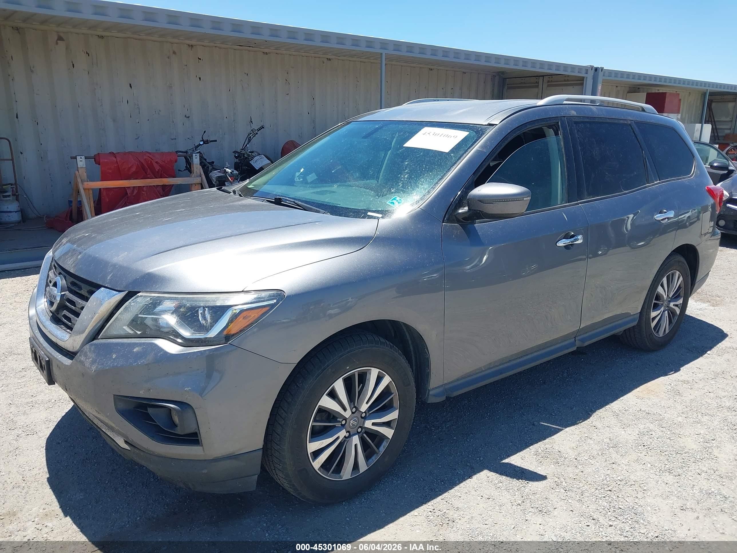 2020 Nissan Pathfinder Sv 4wd Gray vin: 5N1DR2BM3LC590454