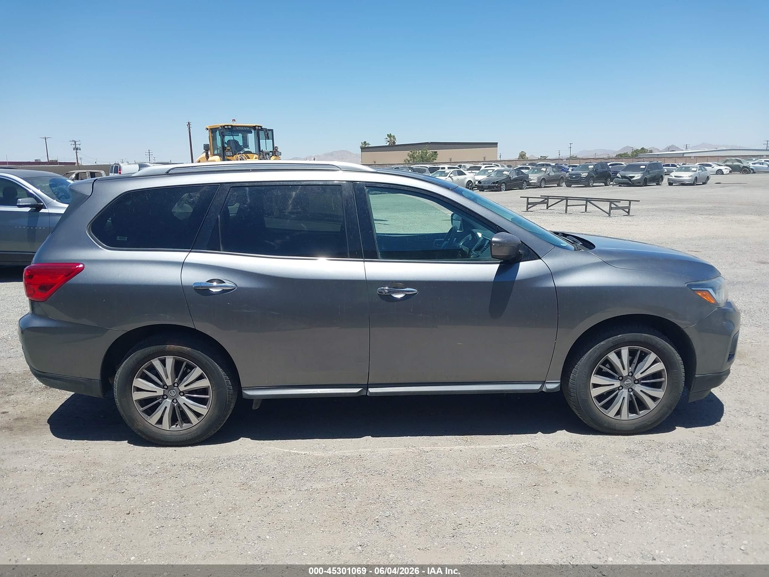 2020 Nissan Pathfinder Sv 4wd Gray vin: 5N1DR2BM3LC590454