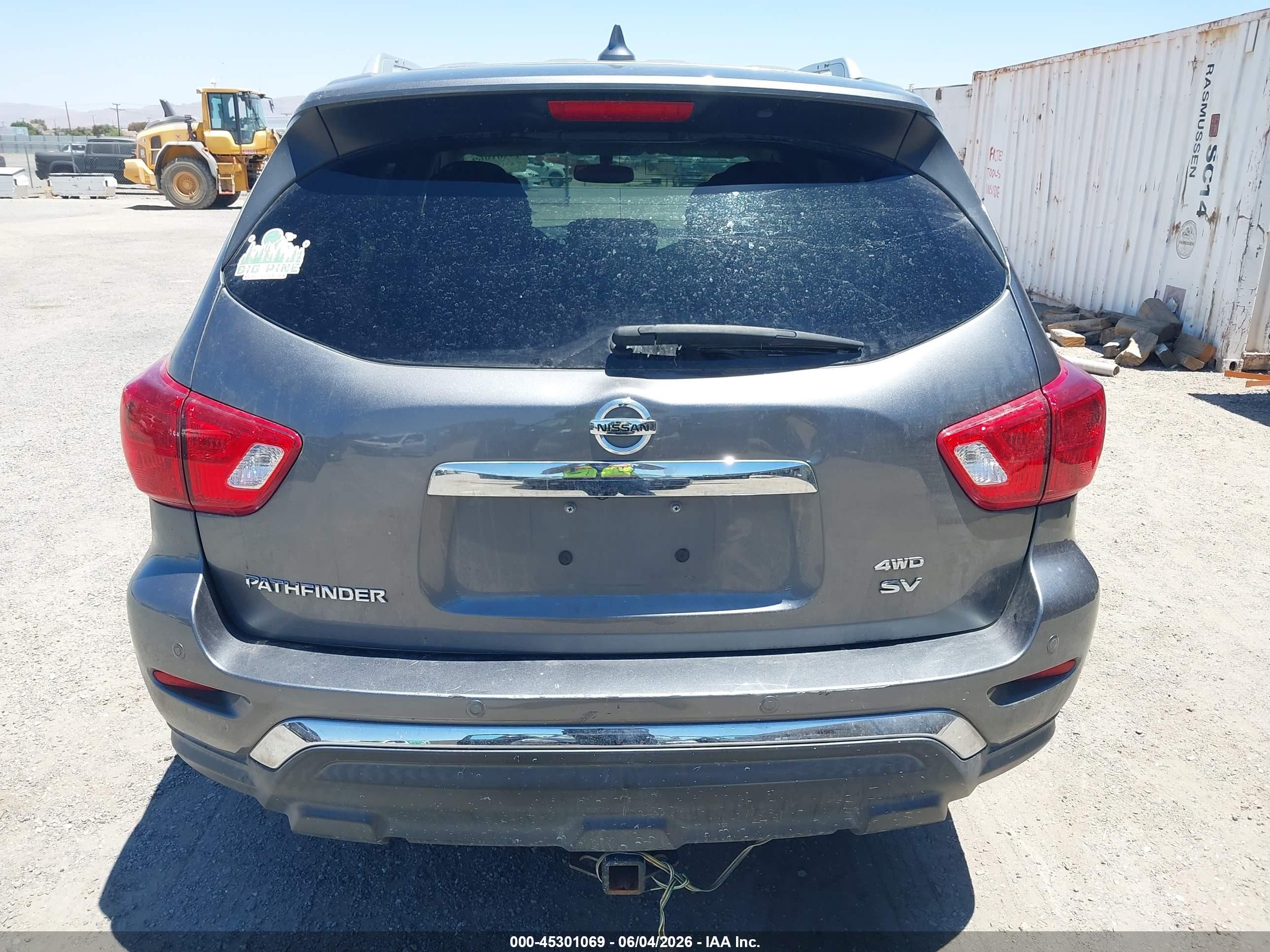 2020 Nissan Pathfinder Sv 4wd Gray vin: 5N1DR2BM3LC590454