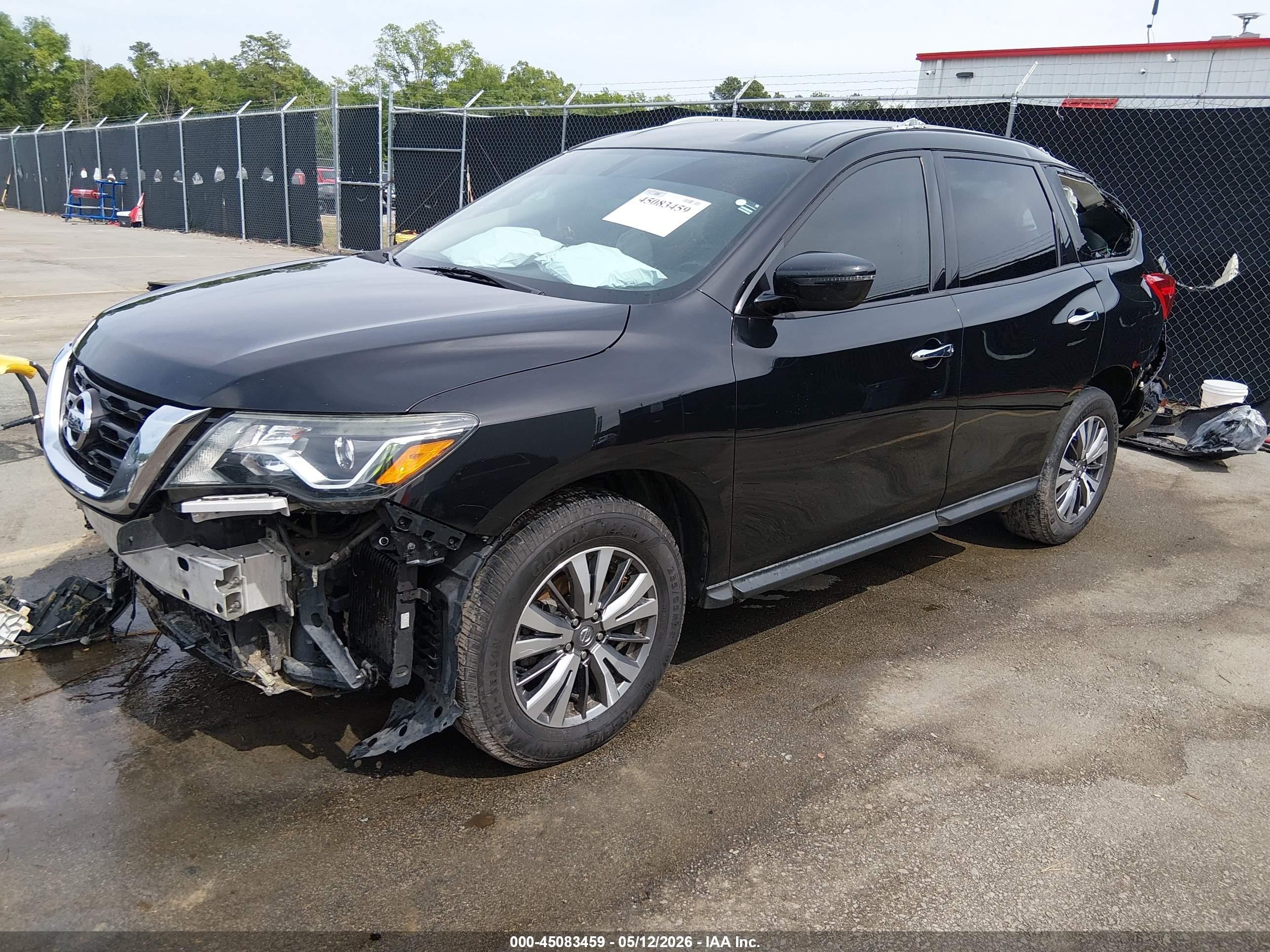 2020 Nissan Pathfinder Sv 4wd Black vin: 5N1DR2BMXLC612093