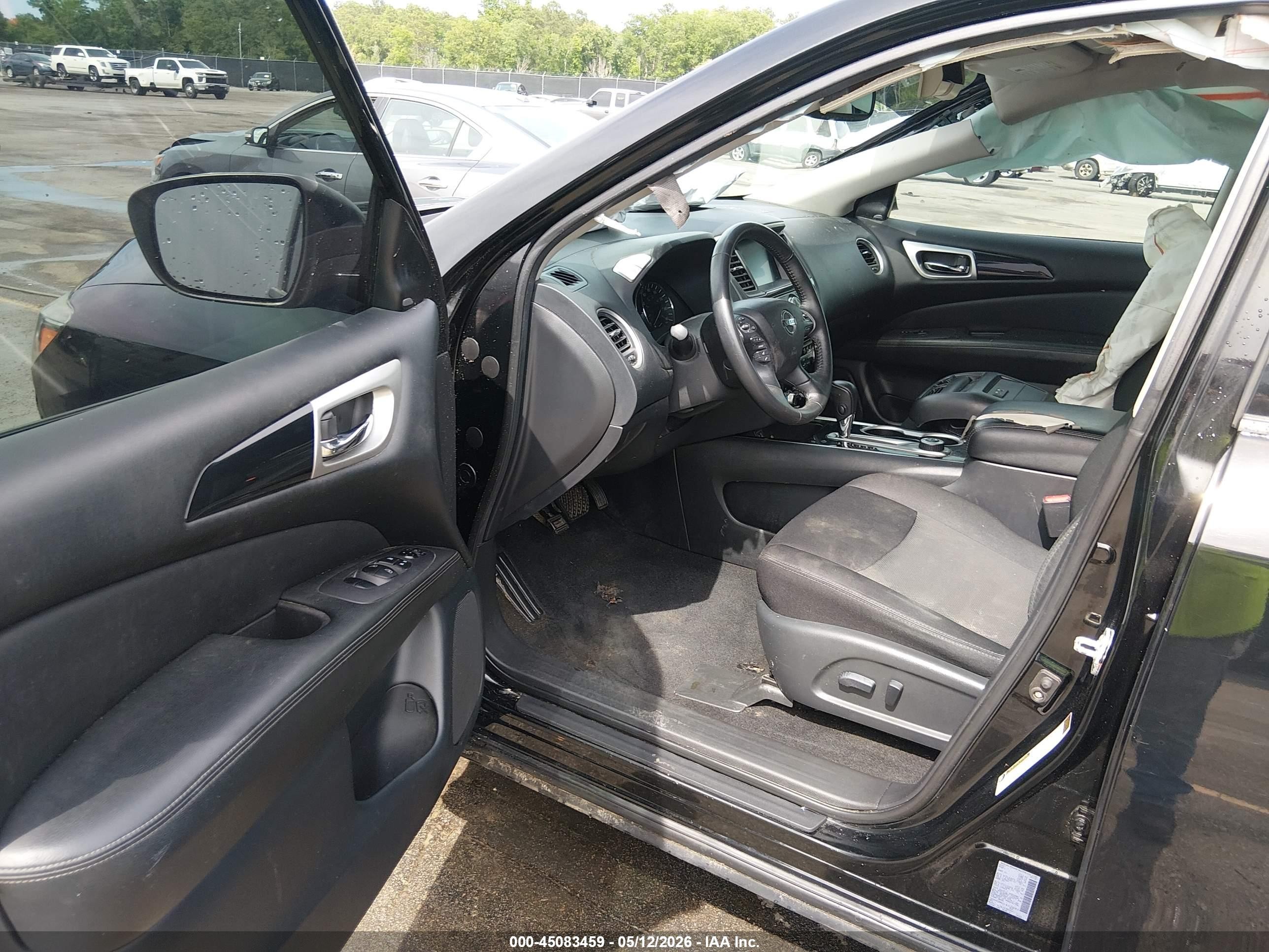 2020 Nissan Pathfinder Sv 4wd Black vin: 5N1DR2BMXLC612093