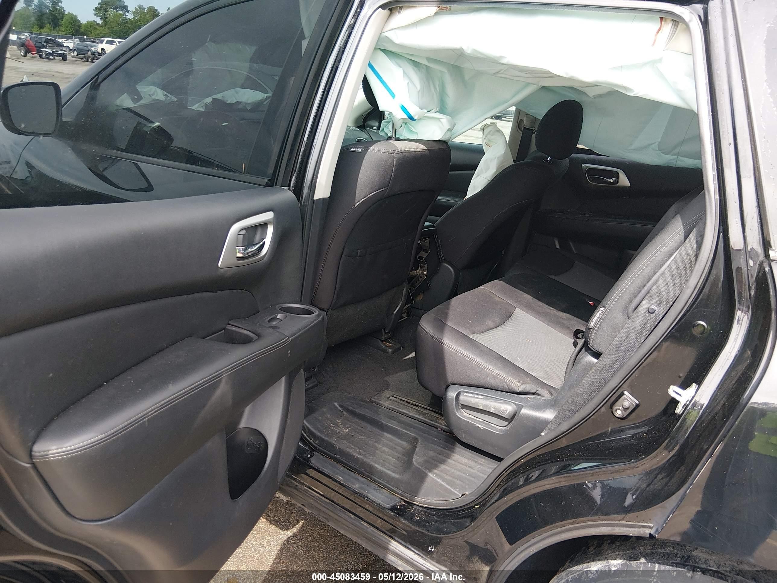 2020 Nissan Pathfinder Sv 4wd Black vin: 5N1DR2BMXLC612093