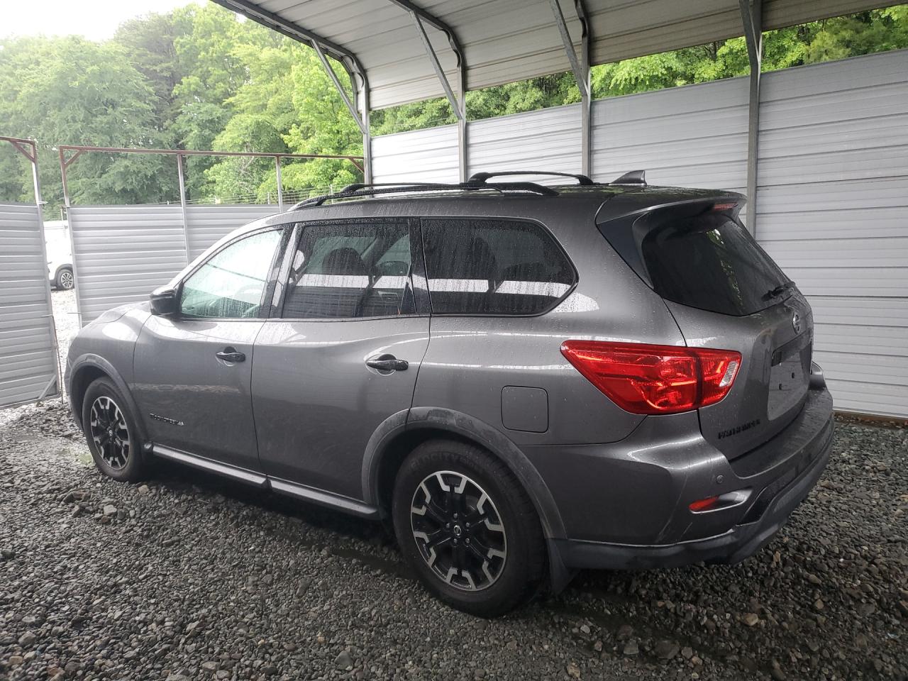 2020 Nissan Pathfinder Sv Charcoal vin: 5N1DR2BN5LC583000 Damage: Rear Bumper Cover Upper, Heavy Scratch, 5 To 6 Inches