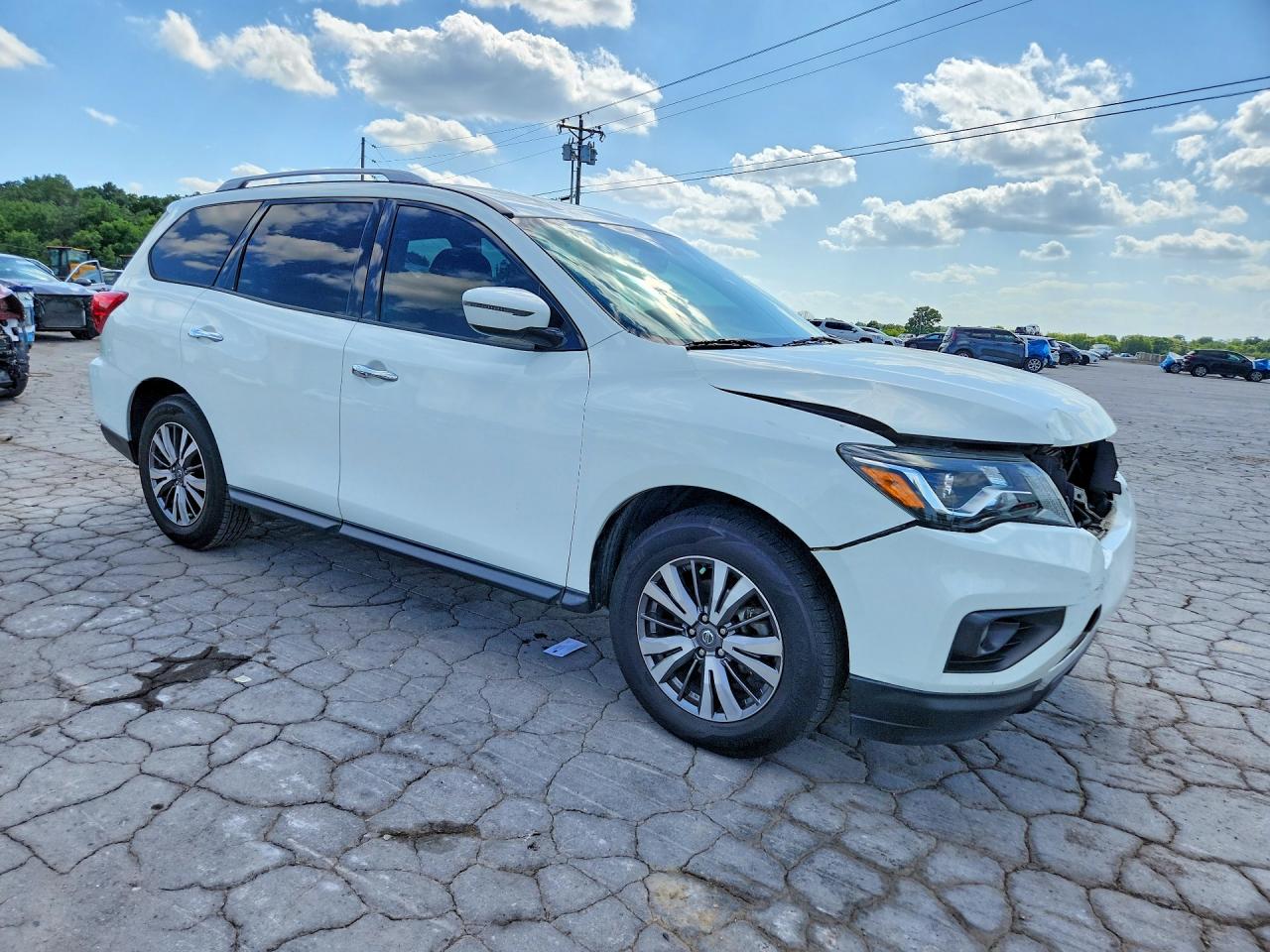 2020 Nissan Pathfinder Sv White vin: 5N1DR2BN9LC597983