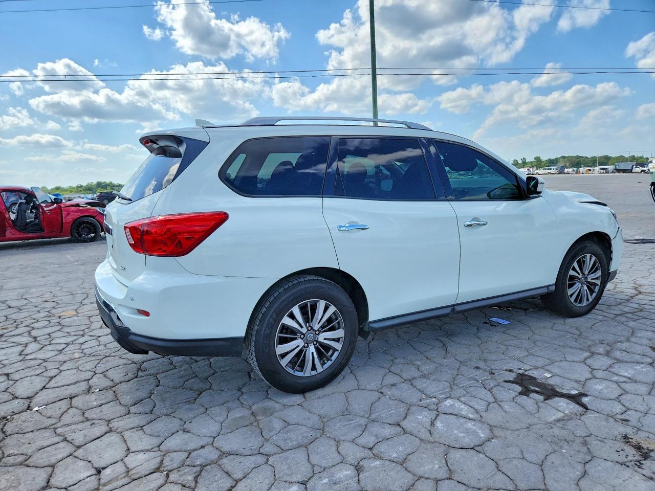 2020 Nissan Pathfinder Sv White vin: 5N1DR2BN9LC597983