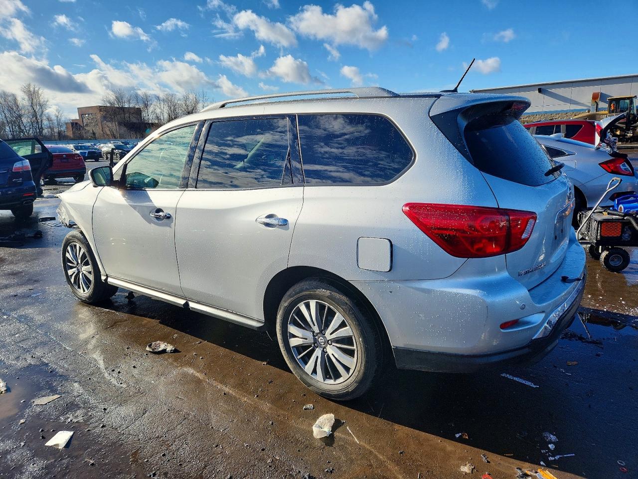 2020 Nissan Pathfinder Sl Silver vin: 5N1DR2CMXLC599196