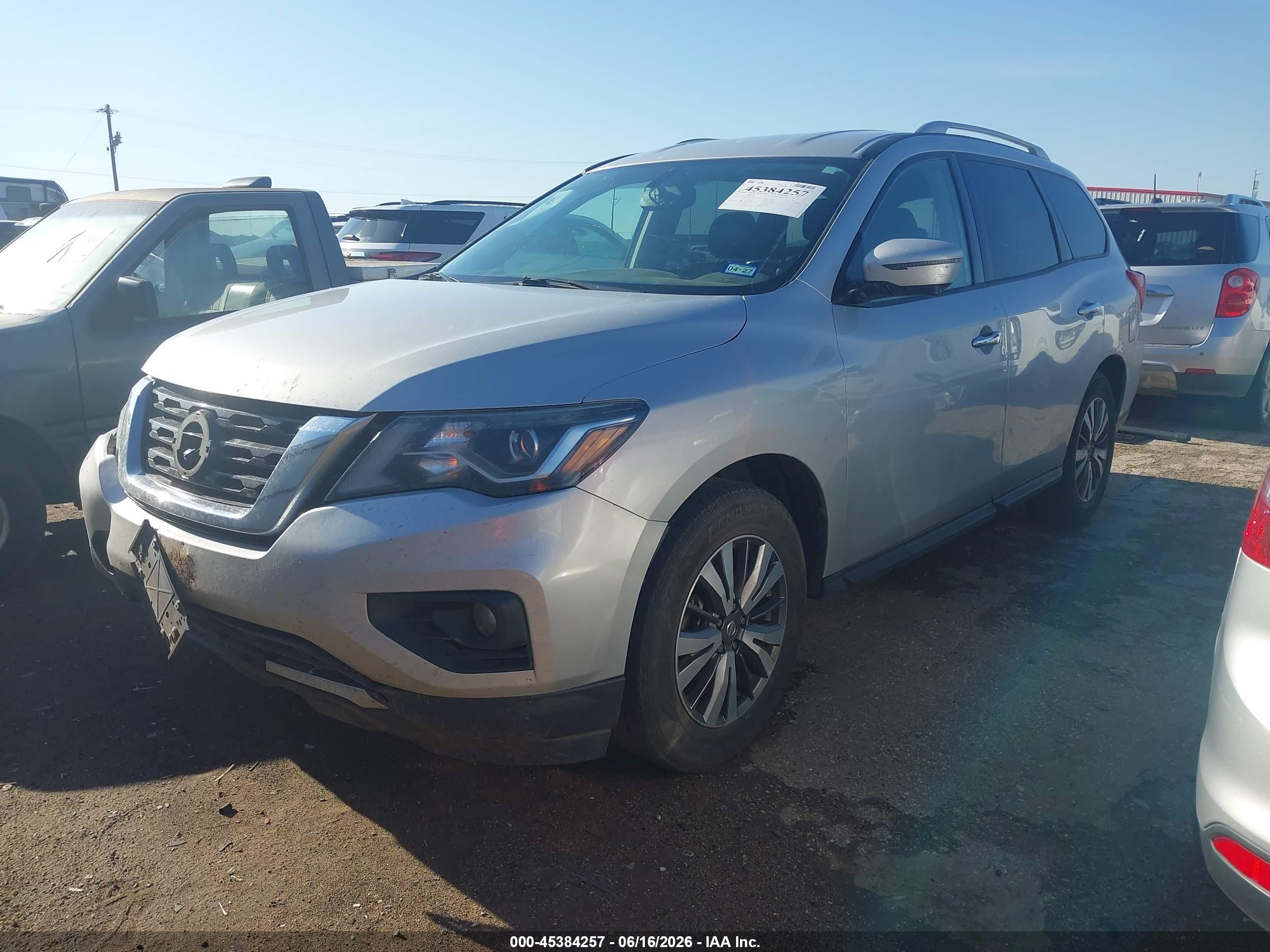 2020 Nissan Pathfinder Sl 2wd Silver vin: 5N1DR2CN0LC578401