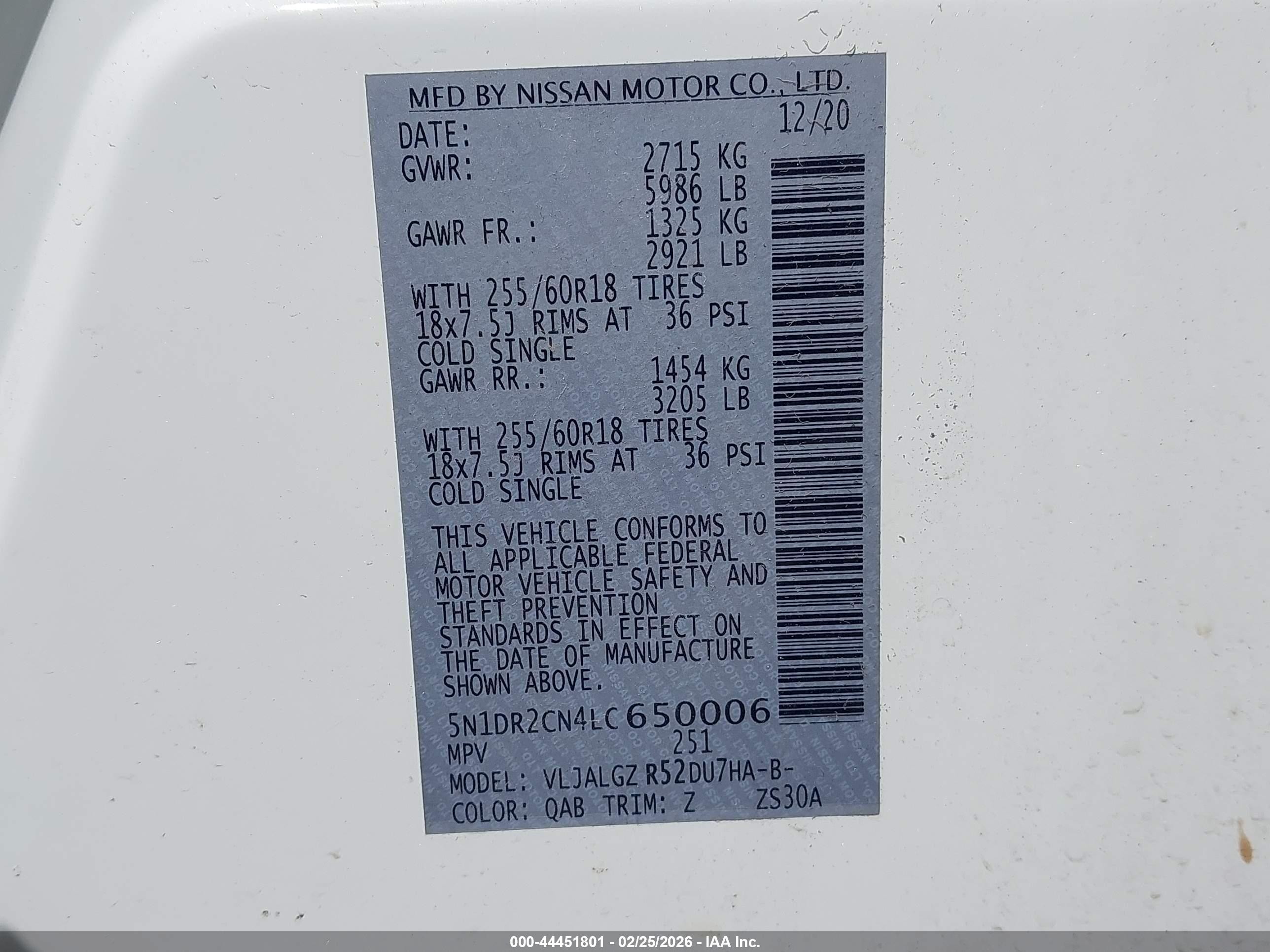 2020 Nissan Pathfinder Sl 2wd White vin: 5N1DR2CN4LC650006