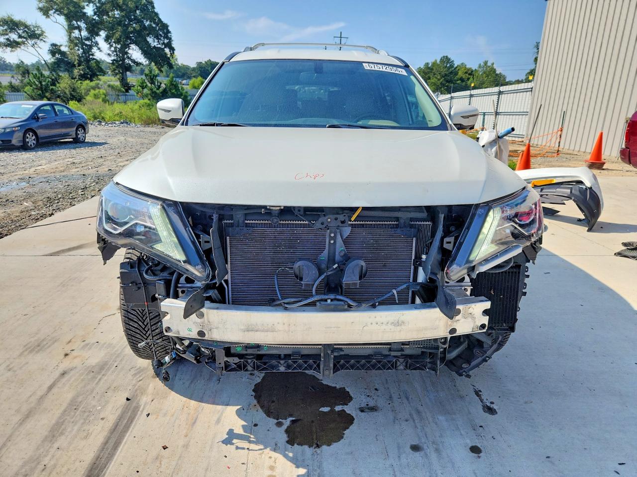 2020 Nissan Pathfinder Sl Белый vin: 5N1DR2CN5LC629987