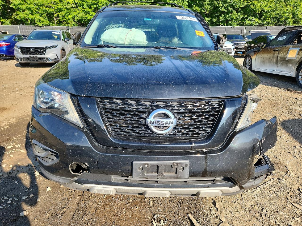 2019 Nissan Pathfinder Sl Black vin: 5N1DR2MM0KC637273