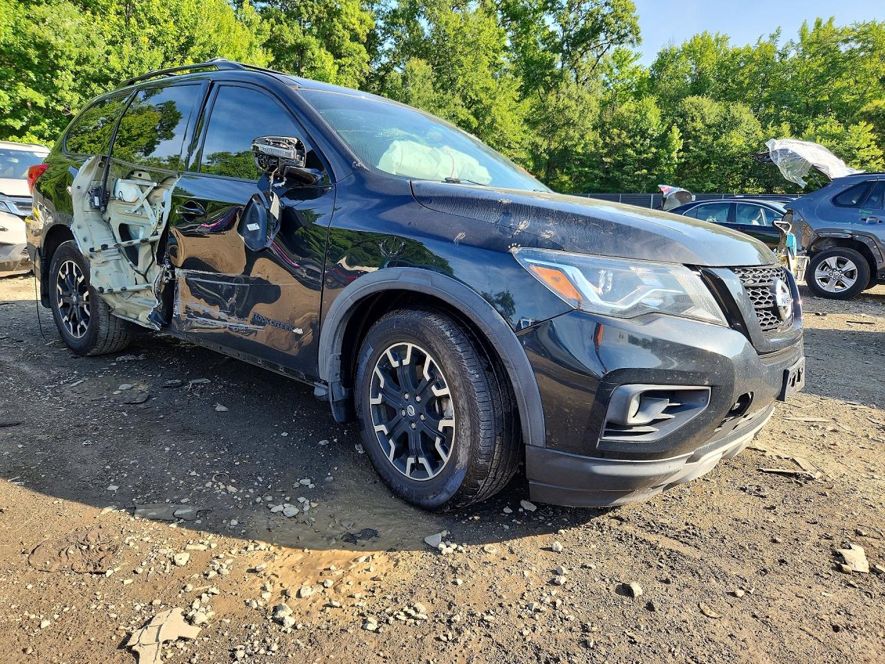 2019 Nissan Pathfinder Sl Black vin: 5N1DR2MM0KC637273