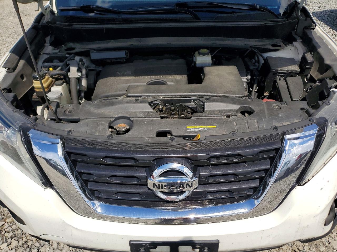 2019 Nissan Pathfinder Sv White vin: 5N1DR2MM0KC640223