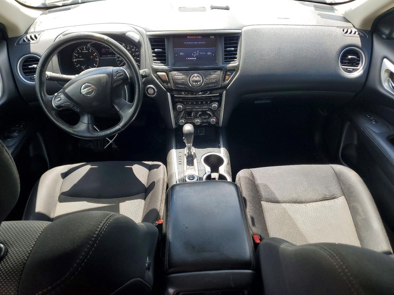 2019 Nissan Pathfinder Sv White vin: 5N1DR2MM0KC640223