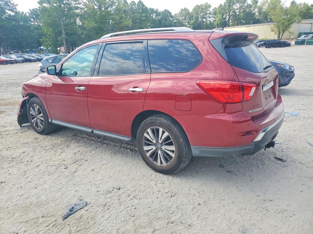 2017 Nissan Pathfinder Sv Red vin: 5N1DR2MM3HC657557