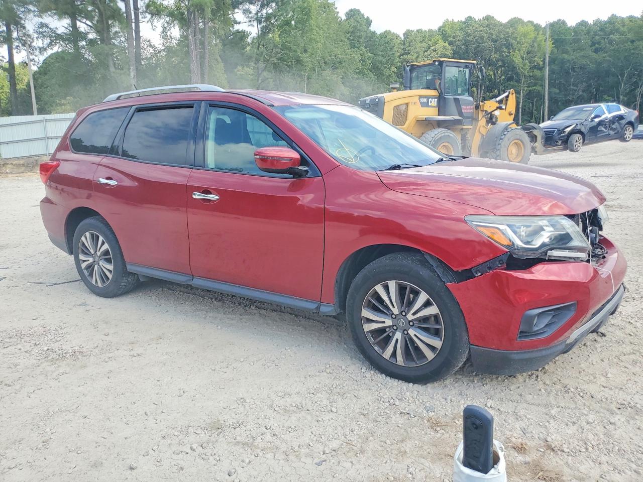 2017 Nissan Pathfinder Sv Red vin: 5N1DR2MM3HC657557