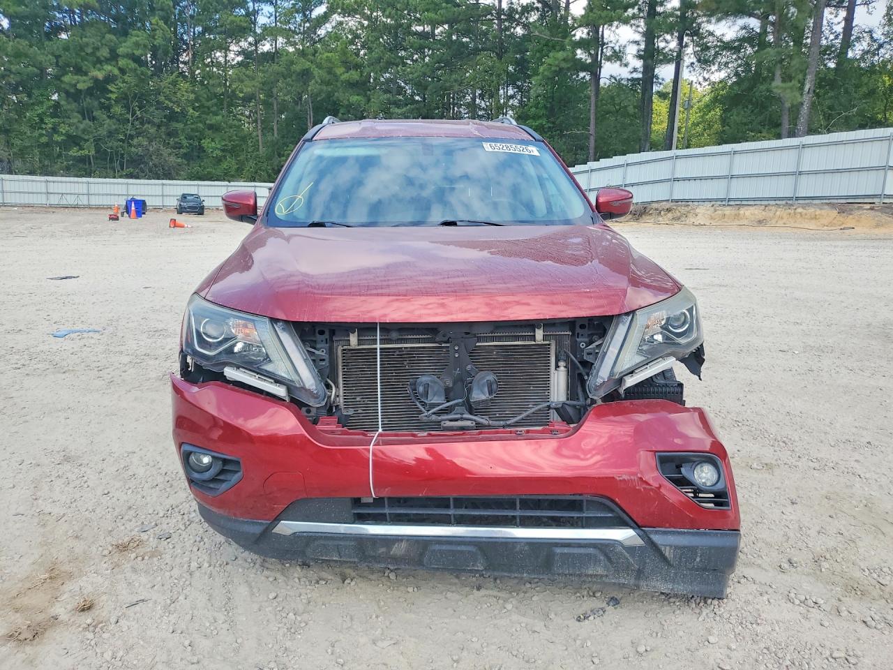 2017 Nissan Pathfinder Sv Red vin: 5N1DR2MM3HC657557