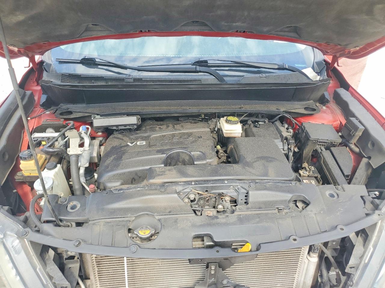 2017 Nissan Pathfinder Sv Red vin: 5N1DR2MM3HC657557
