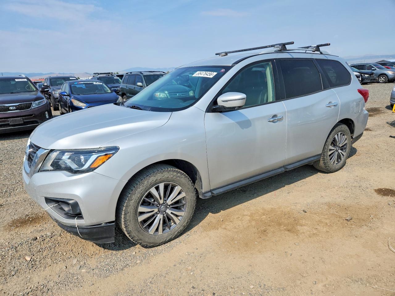 2018 Nissan Pathfinder Sl Серебряный vin: 5N1DR2MM3JC611670