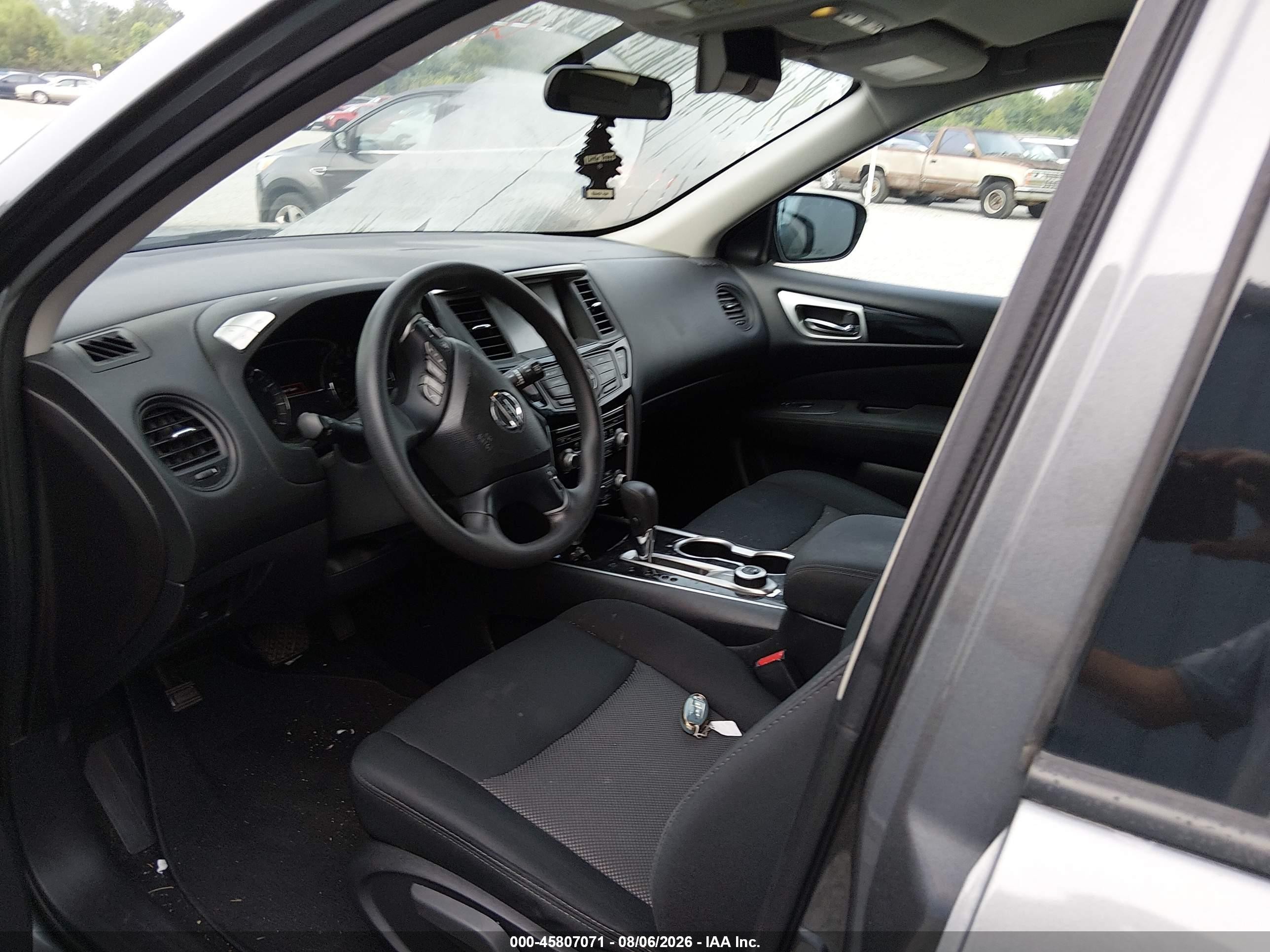 2017 Nissan Pathfinder S Gray vin: 5N1DR2MM4HC665604