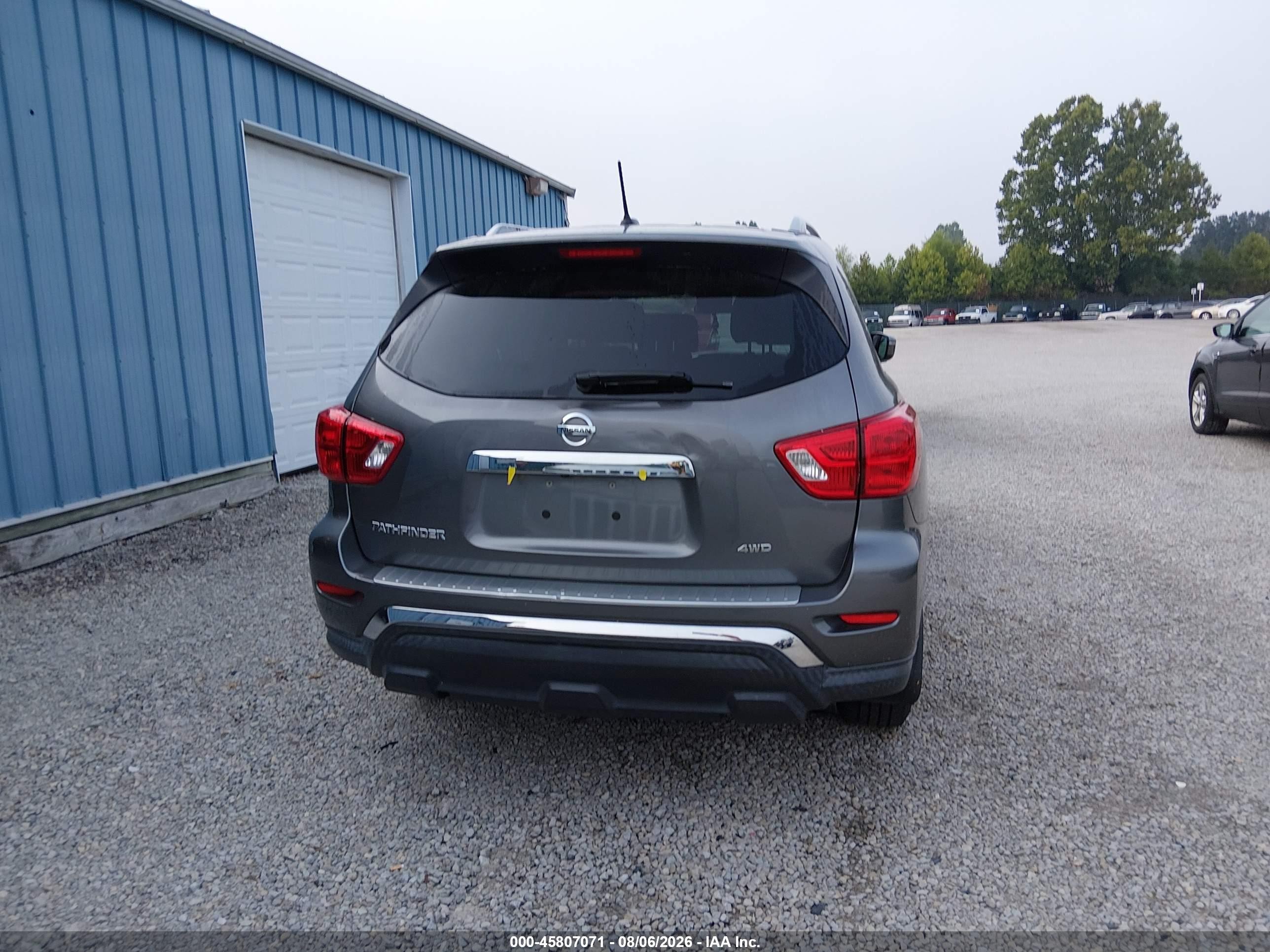 2017 Nissan Pathfinder S Gray vin: 5N1DR2MM4HC665604