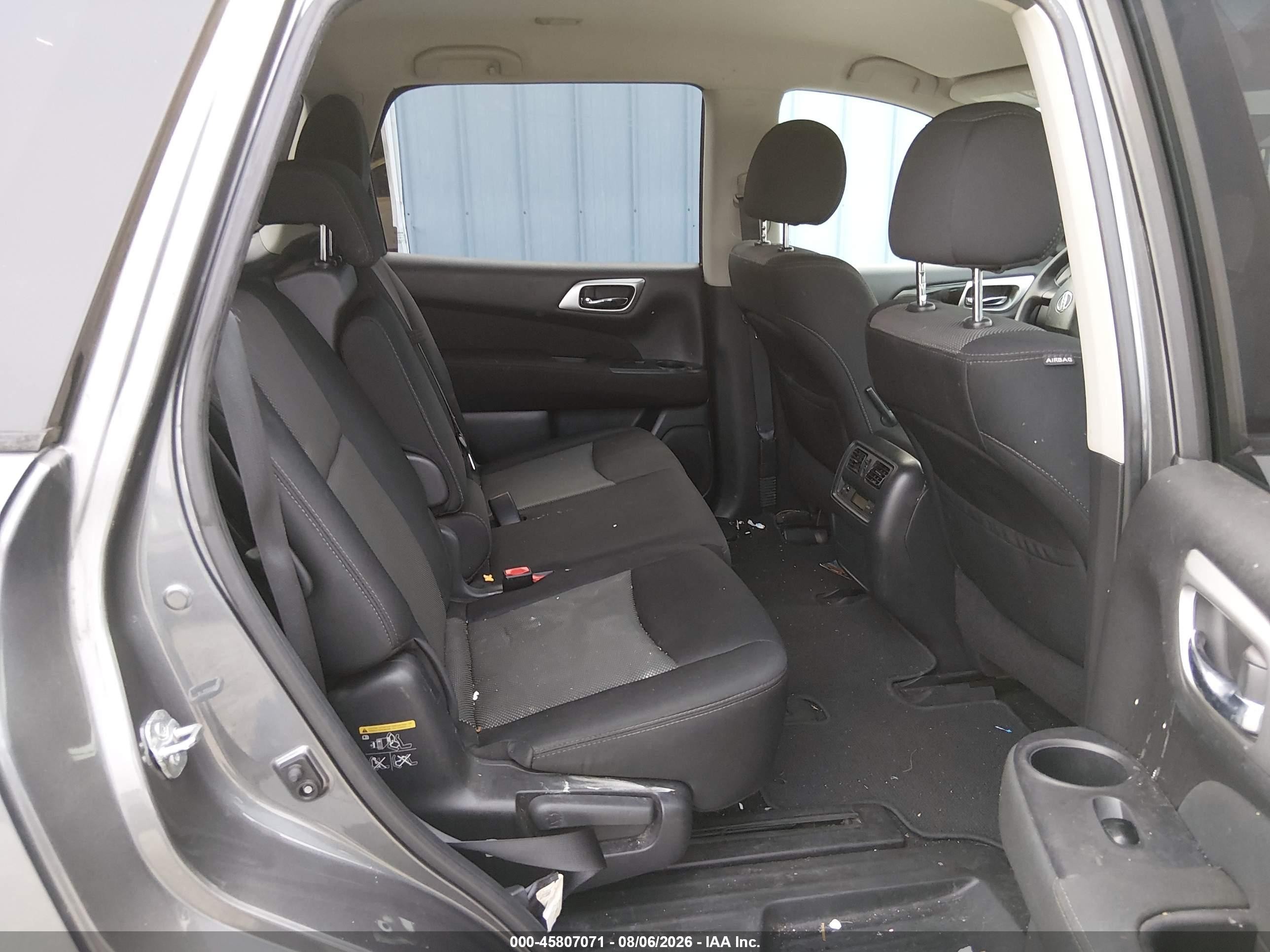 2017 Nissan Pathfinder S Gray vin: 5N1DR2MM4HC665604