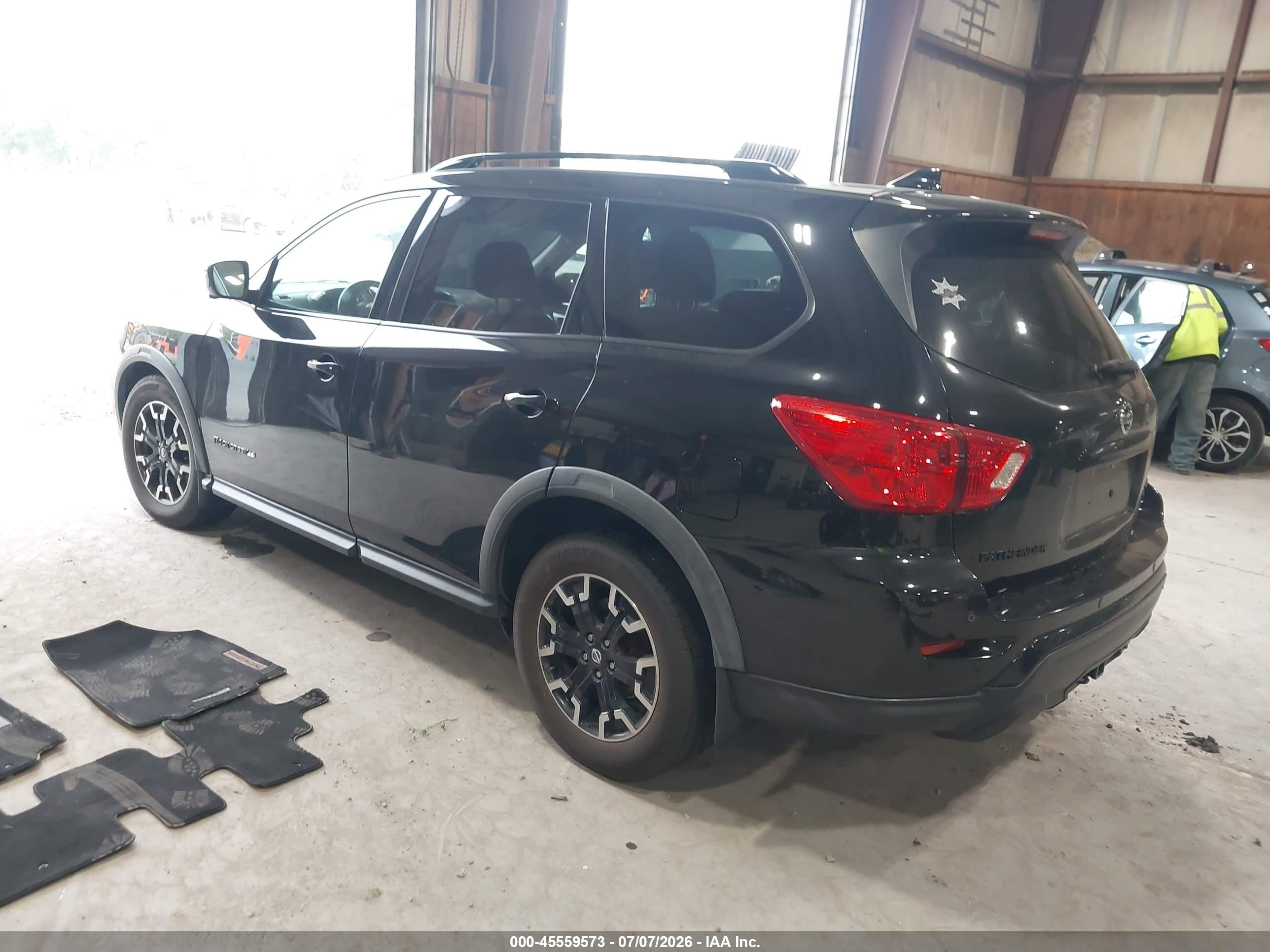 2019 Nissan Pathfinder Sl Black vin: 5N1DR2MM4KC636384