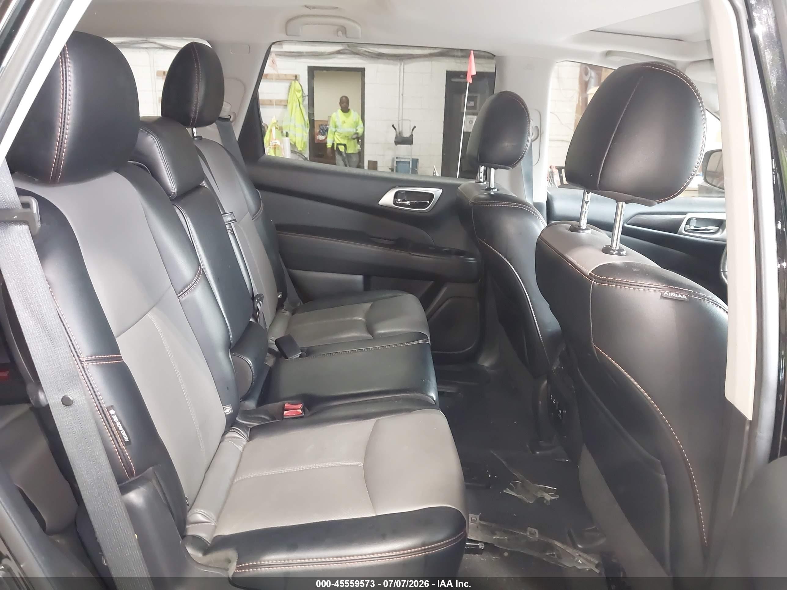 2019 Nissan Pathfinder Sl Black vin: 5N1DR2MM4KC636384