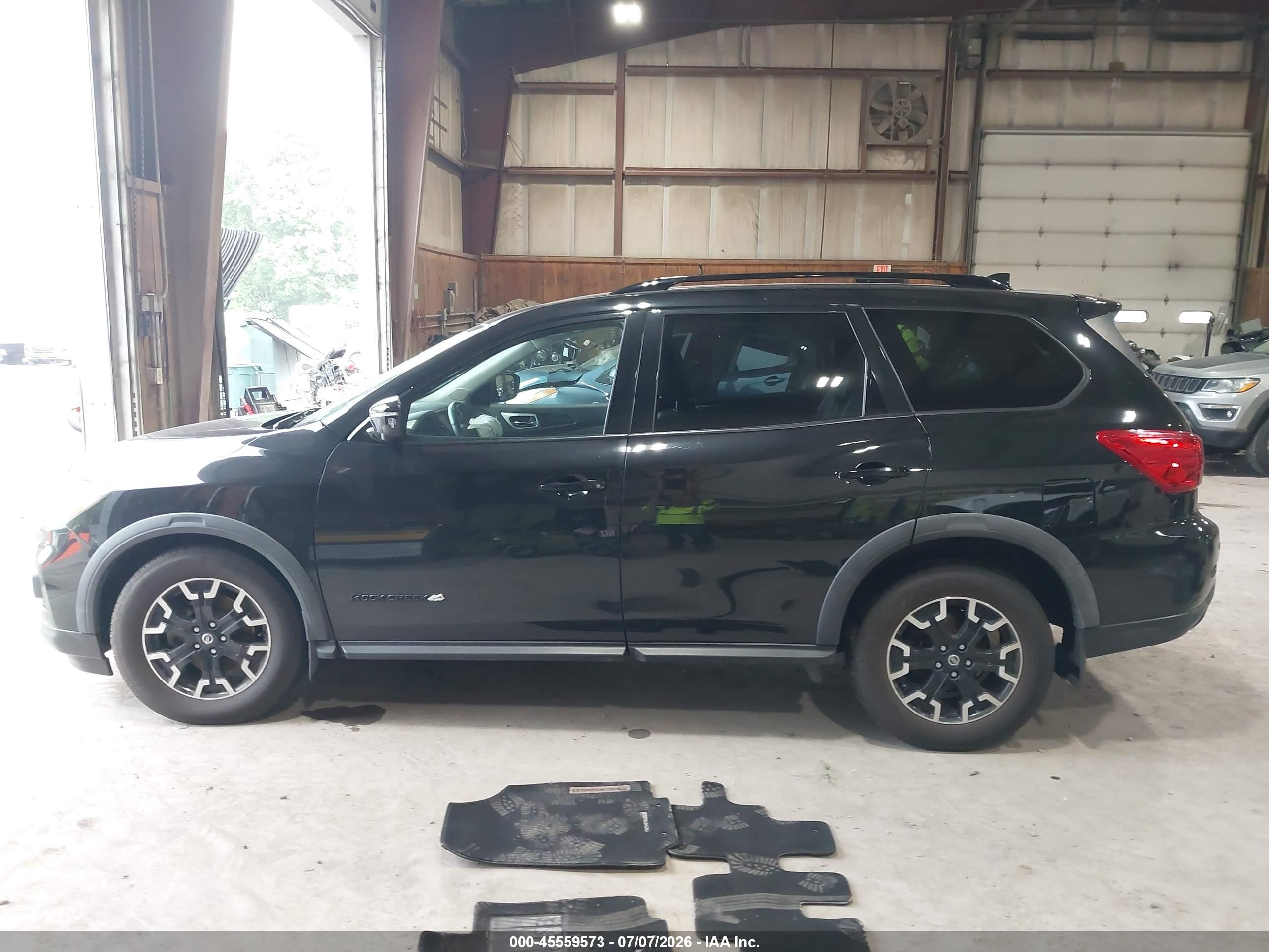 2019 Nissan Pathfinder Sl Black vin: 5N1DR2MM4KC636384