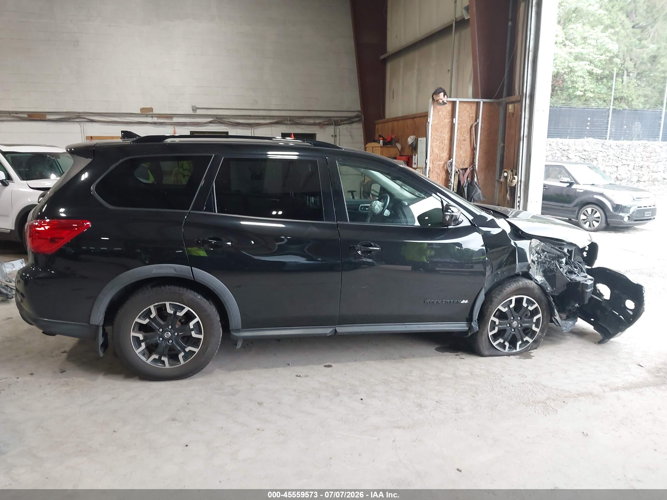 2019 Nissan Pathfinder Sl Black vin: 5N1DR2MM4KC636384
