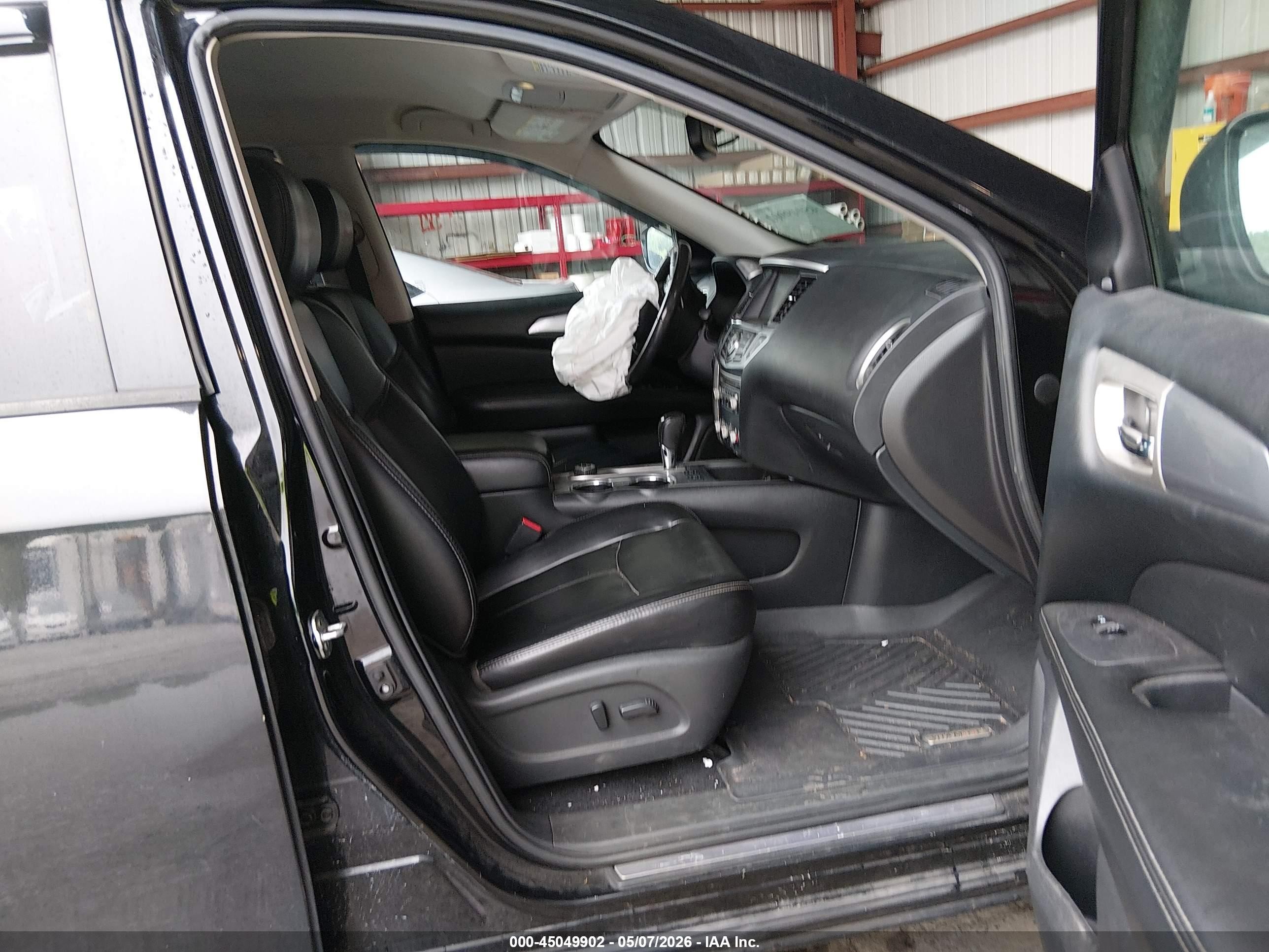 2017 Nissan Pathfinder Sl Black vin: 5N1DR2MM5HC662730