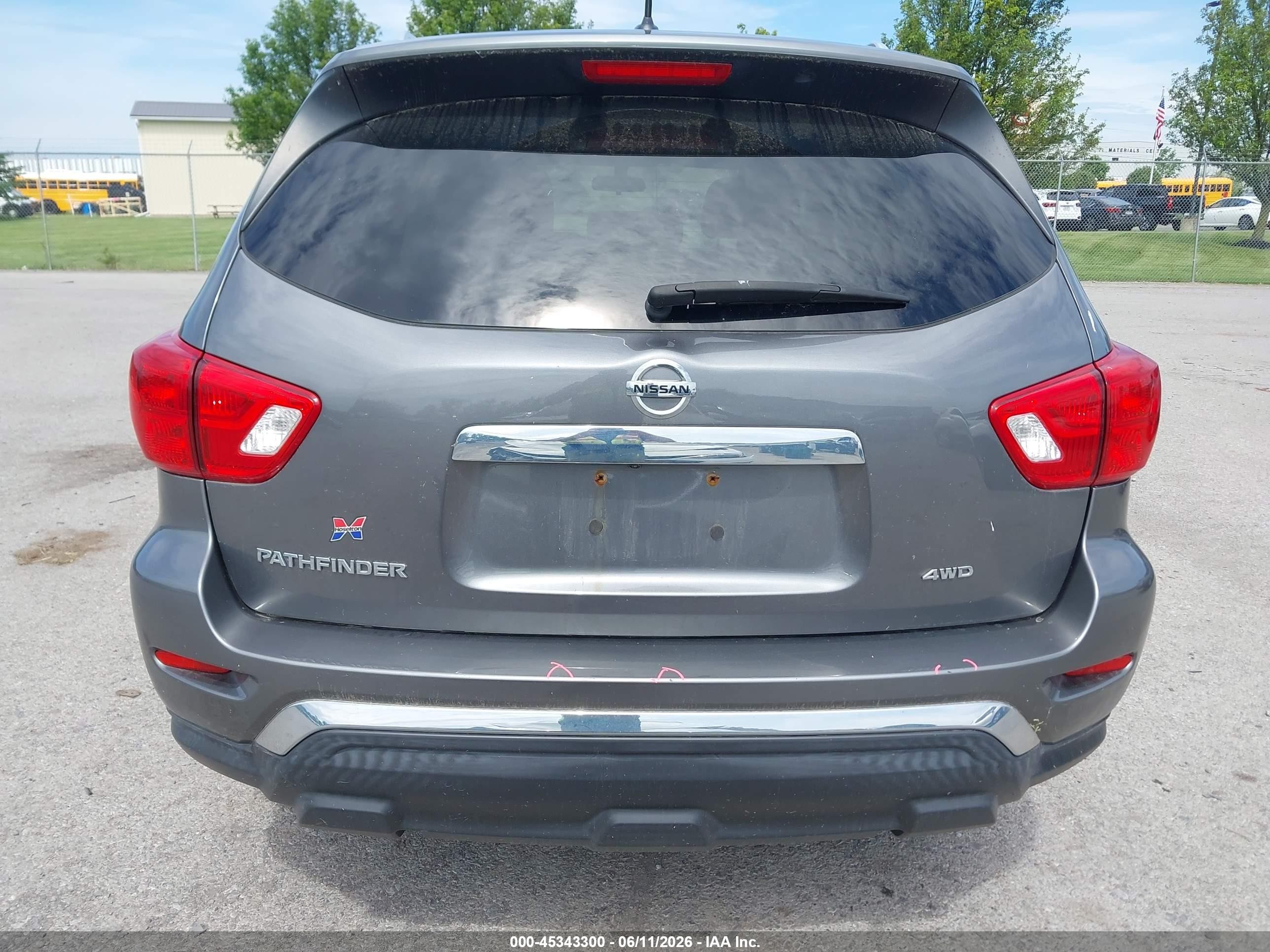 2017 Nissan Pathfinder S Gray vin: 5N1DR2MM5HC694254
