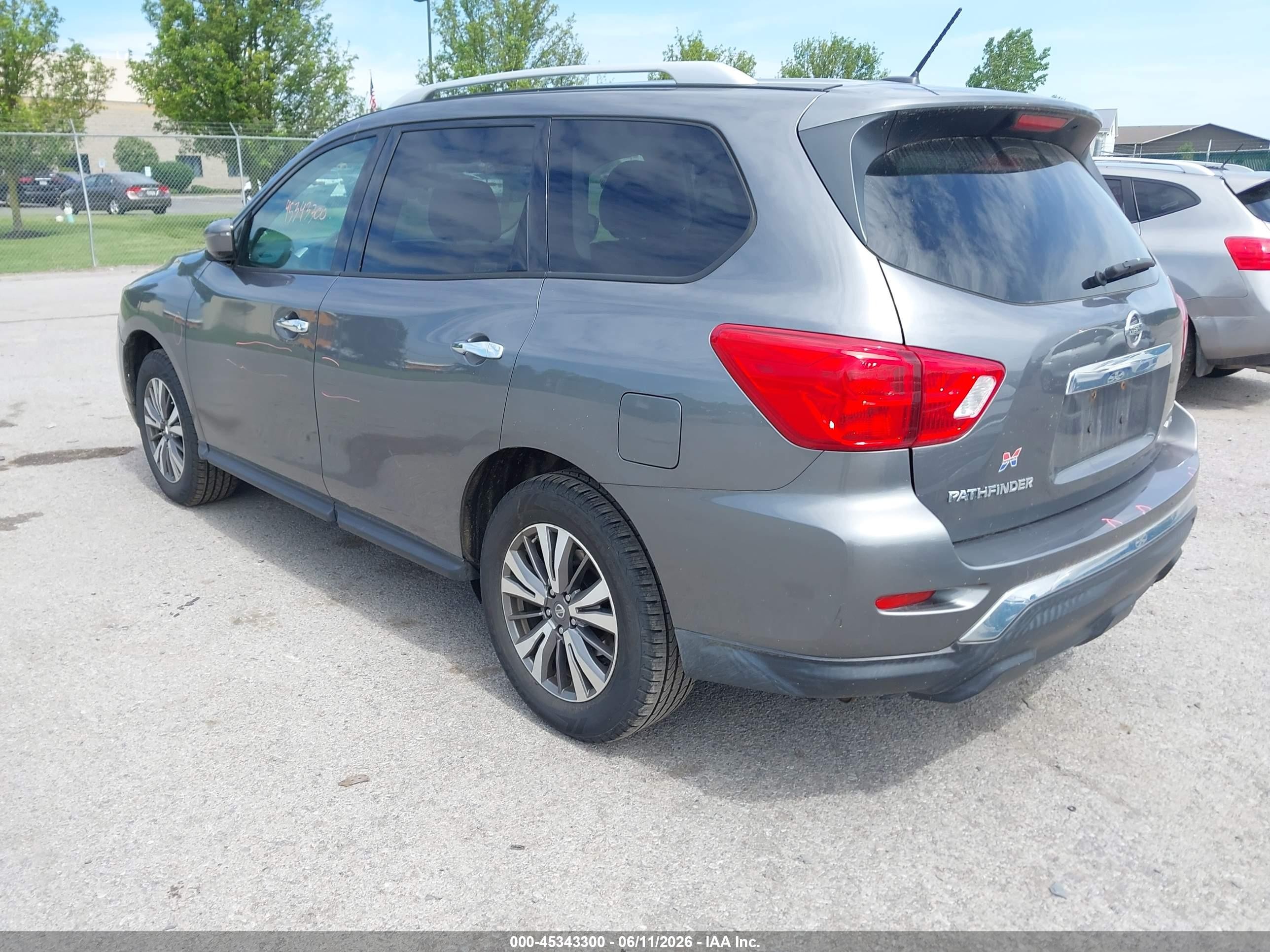 2017 Nissan Pathfinder S Gray vin: 5N1DR2MM5HC694254