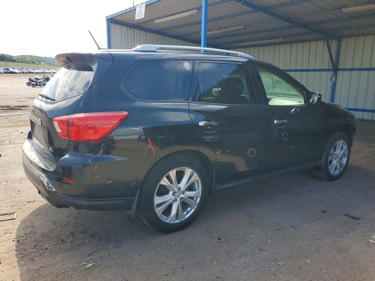 2018 Nissan Pathfinder Sl Black vin: 5N1DR2MM5JC646601