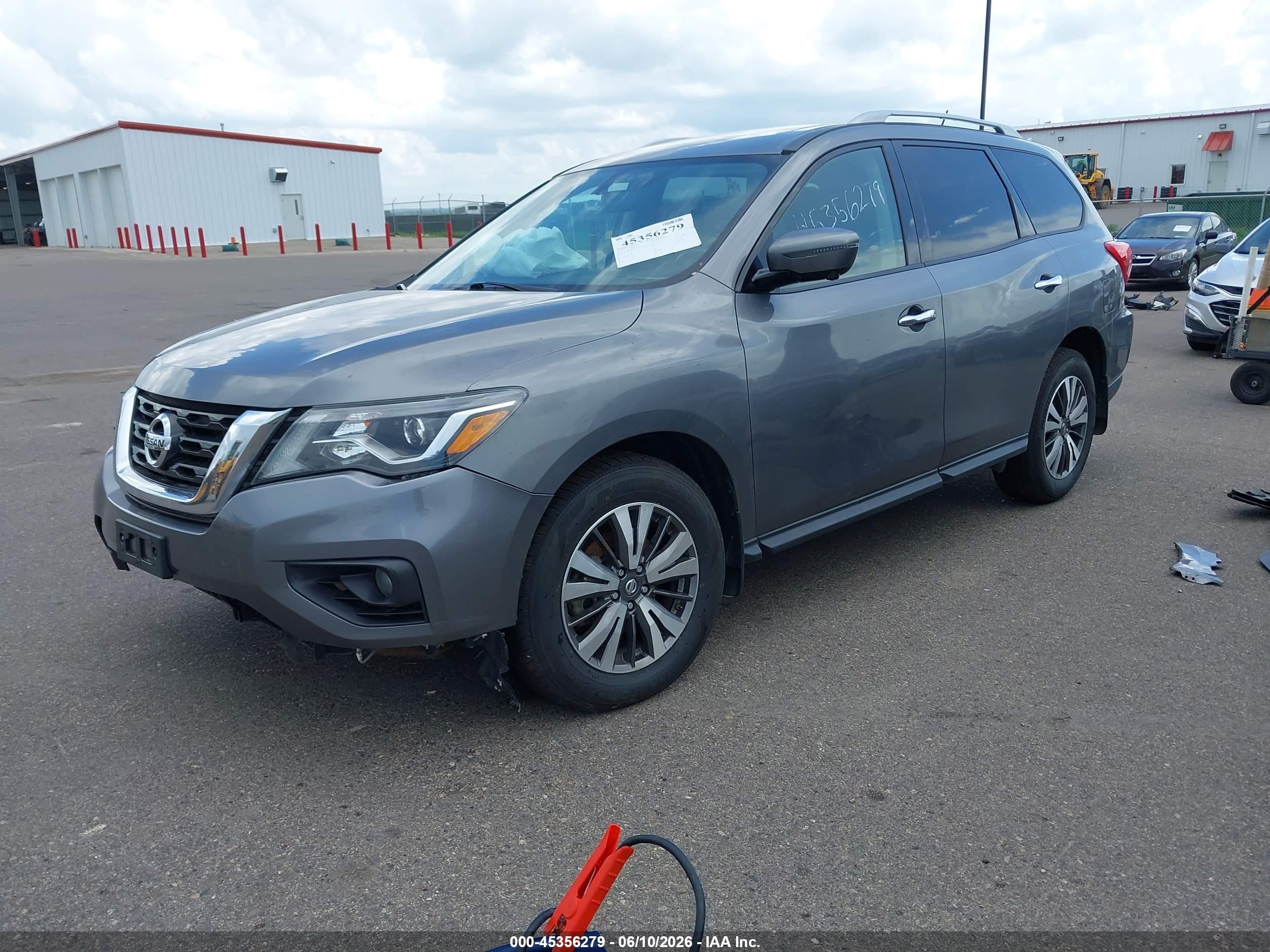2017 Nissan Pathfinder Sl Gray vin: 5N1DR2MM6HC605372