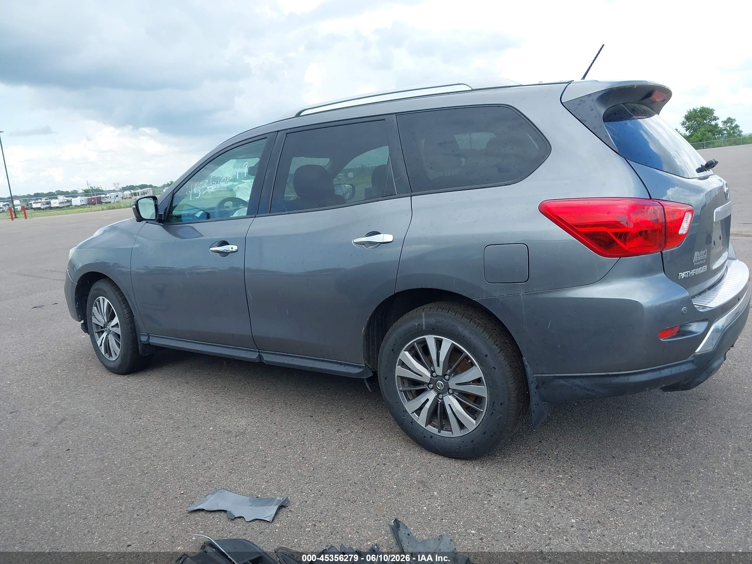 2017 Nissan Pathfinder Sl Gray vin: 5N1DR2MM6HC605372