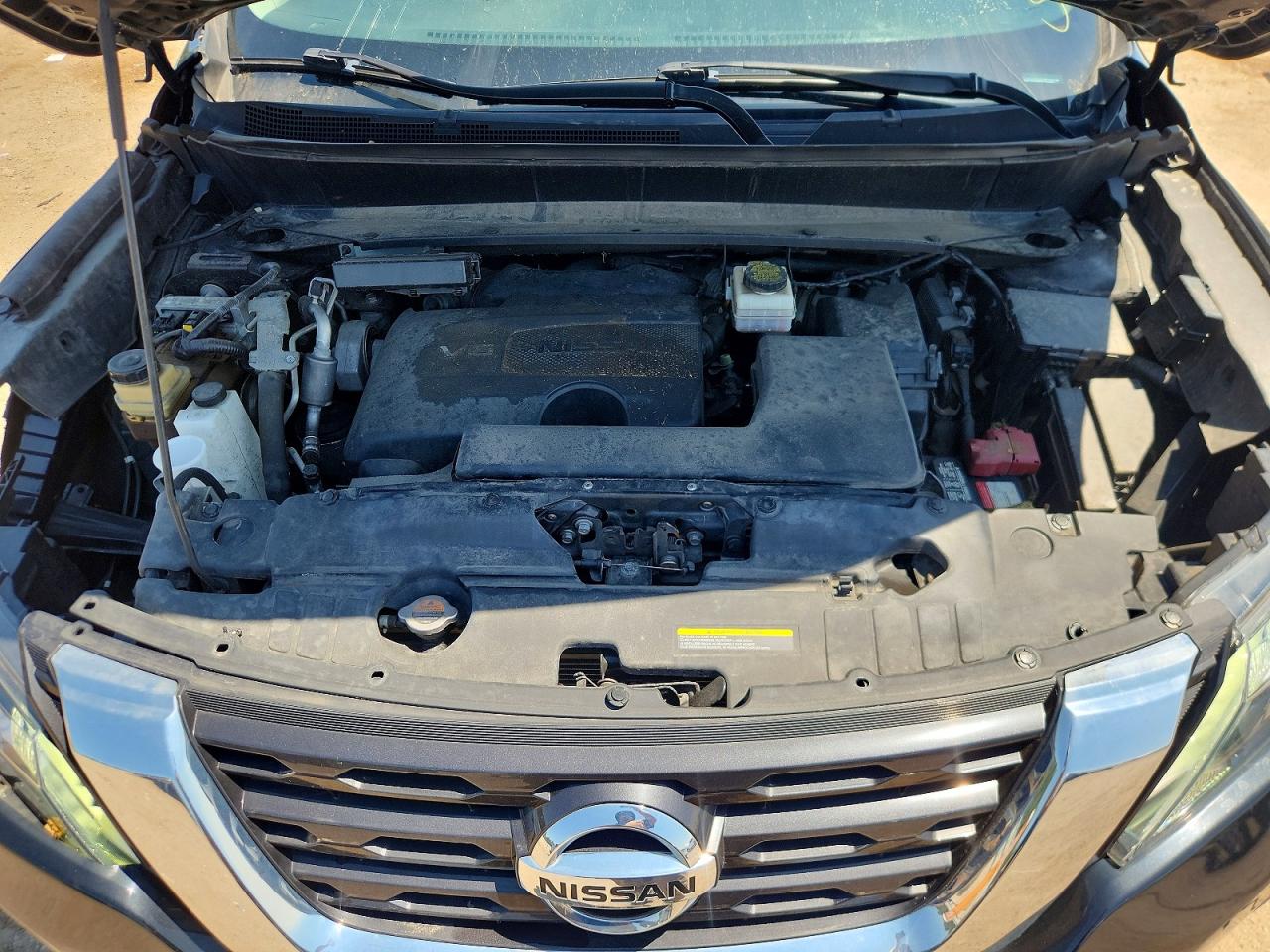2017 Nissan Pathfinder Sl Black vin: 5N1DR2MM6HC644804