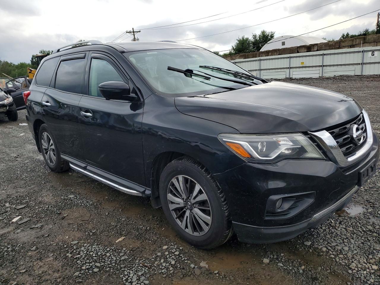 2017 Nissan Pathfinder Sl Black vin: 5N1DR2MM7HC658338