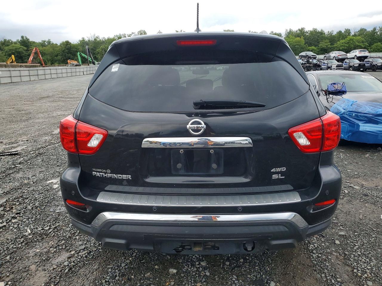 2017 Nissan Pathfinder Sl Black vin: 5N1DR2MM7HC658338