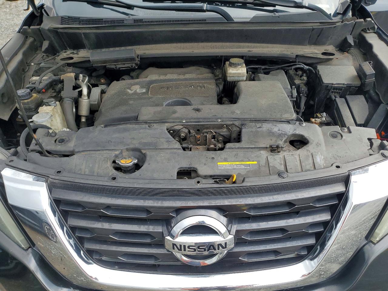 2017 Nissan Pathfinder Sl Black vin: 5N1DR2MM7HC658338