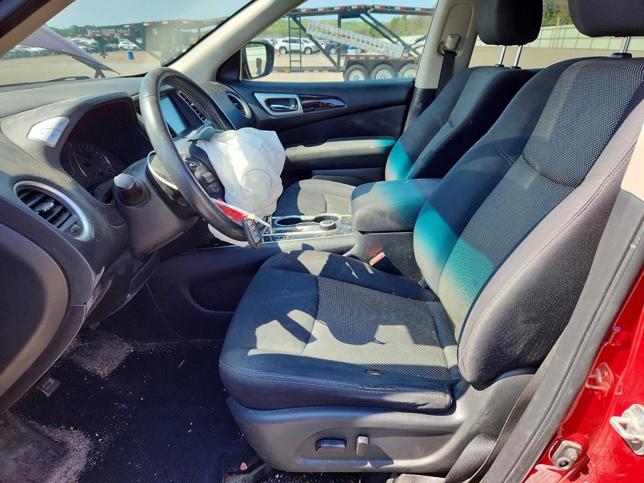 2017 Nissan Pathfinder Sv Red vin: 5N1DR2MM8HC694099