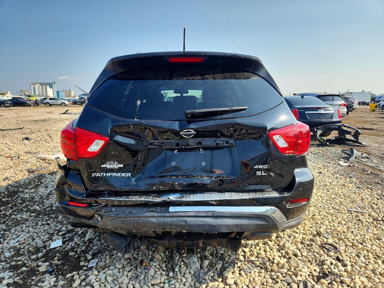 2018 Nissan Pathfinder Sl Black vin: 5N1DR2MM8JC652764