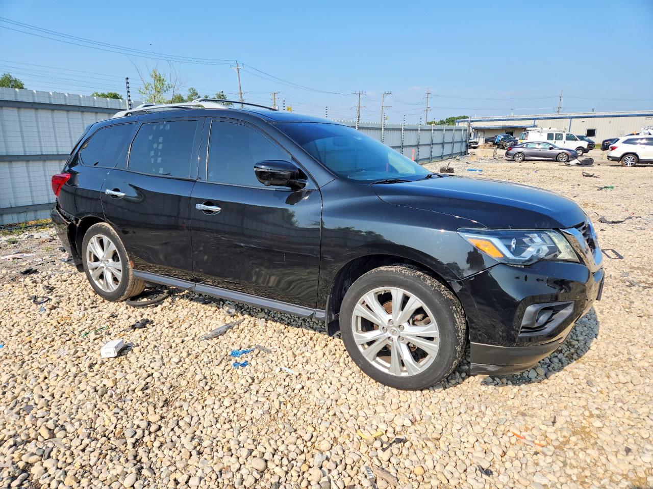2018 Nissan Pathfinder Sl Black vin: 5N1DR2MM8JC652764