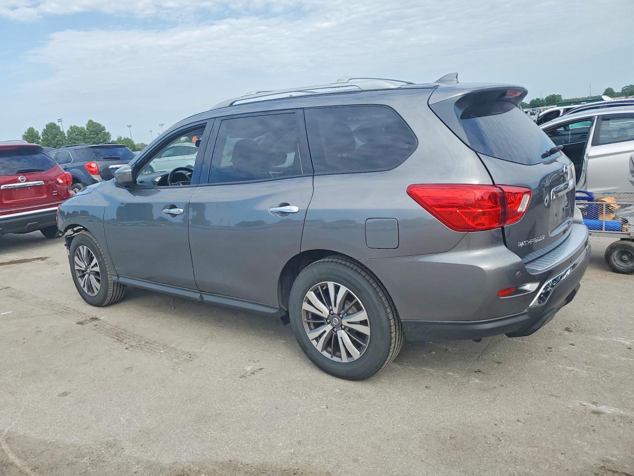 2019 Nissan Pathfinder Sv Gray vin: 5N1DR2MM8KC597850