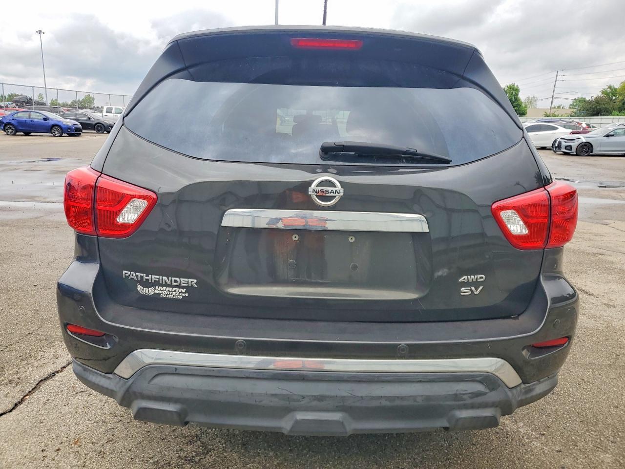 2017 Nissan Pathfinder Sv Gray vin: 5N1DR2MM9HC604779
