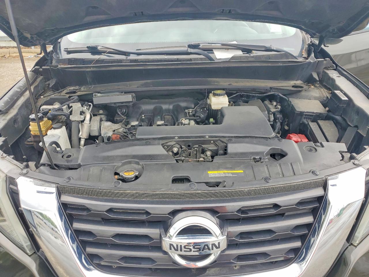 2017 Nissan Pathfinder Sv Gray vin: 5N1DR2MM9HC604779